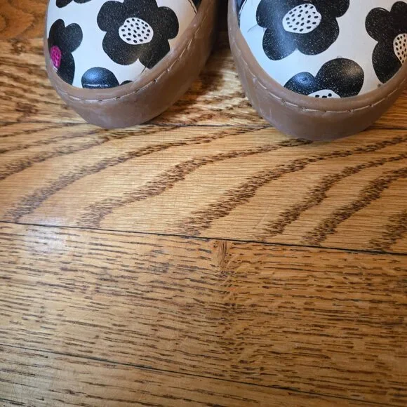 Gudrun Leather Ballet Flats. Size 37. Black, Cream, Pink - Picture 4 of 4